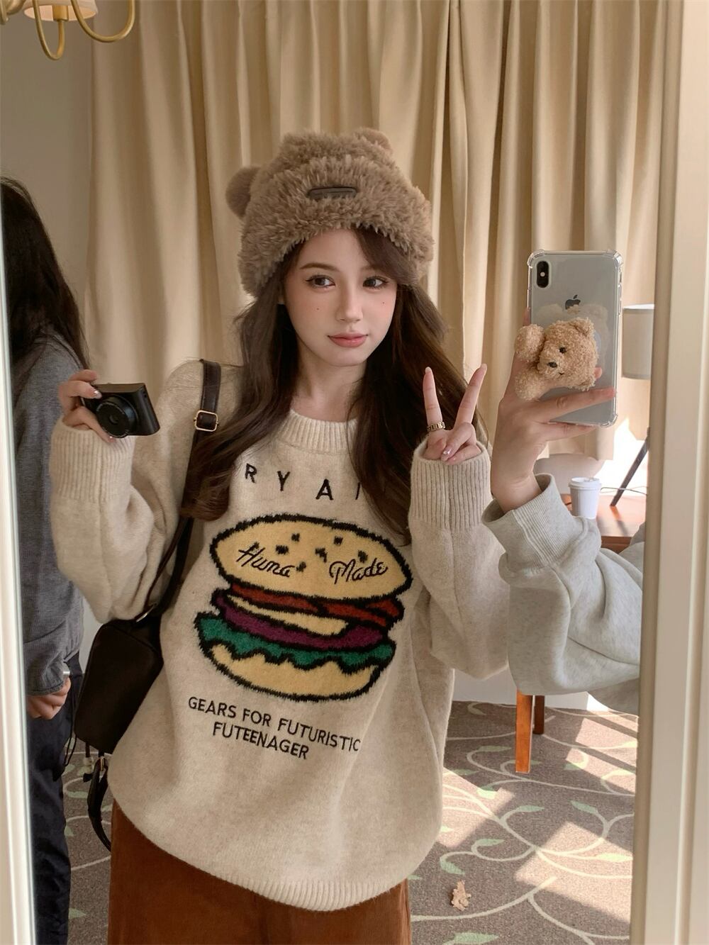 人気上昇中  絶対流行 柔らかくて優しい印象  デザイン性抜群  ニットトップスiEf-9893