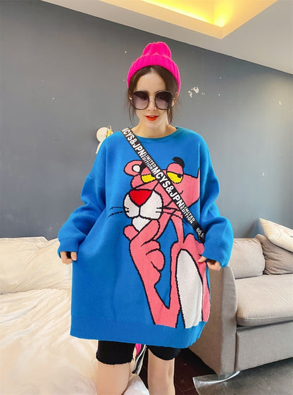 絶対流行  個性派 上質セーターE-5809