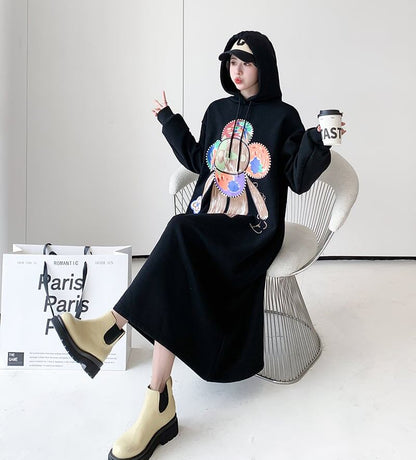 【裏起毛】ファッション 2色 プラスベルベット 長袖 ニット セーター E-10208