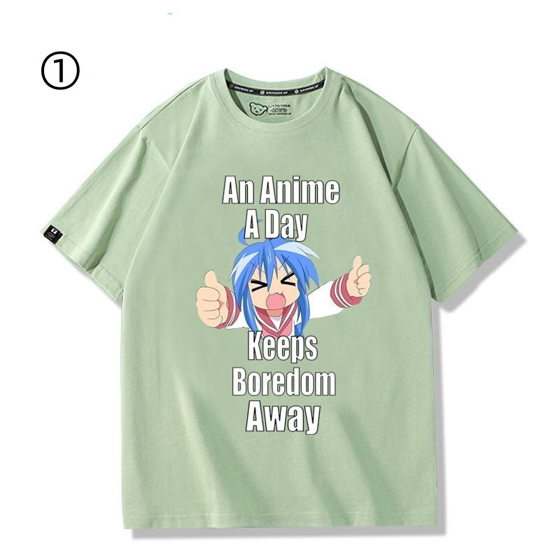 着回し力抜群　おすすめ プリントロゴ 半袖 Tシャツ-A2576