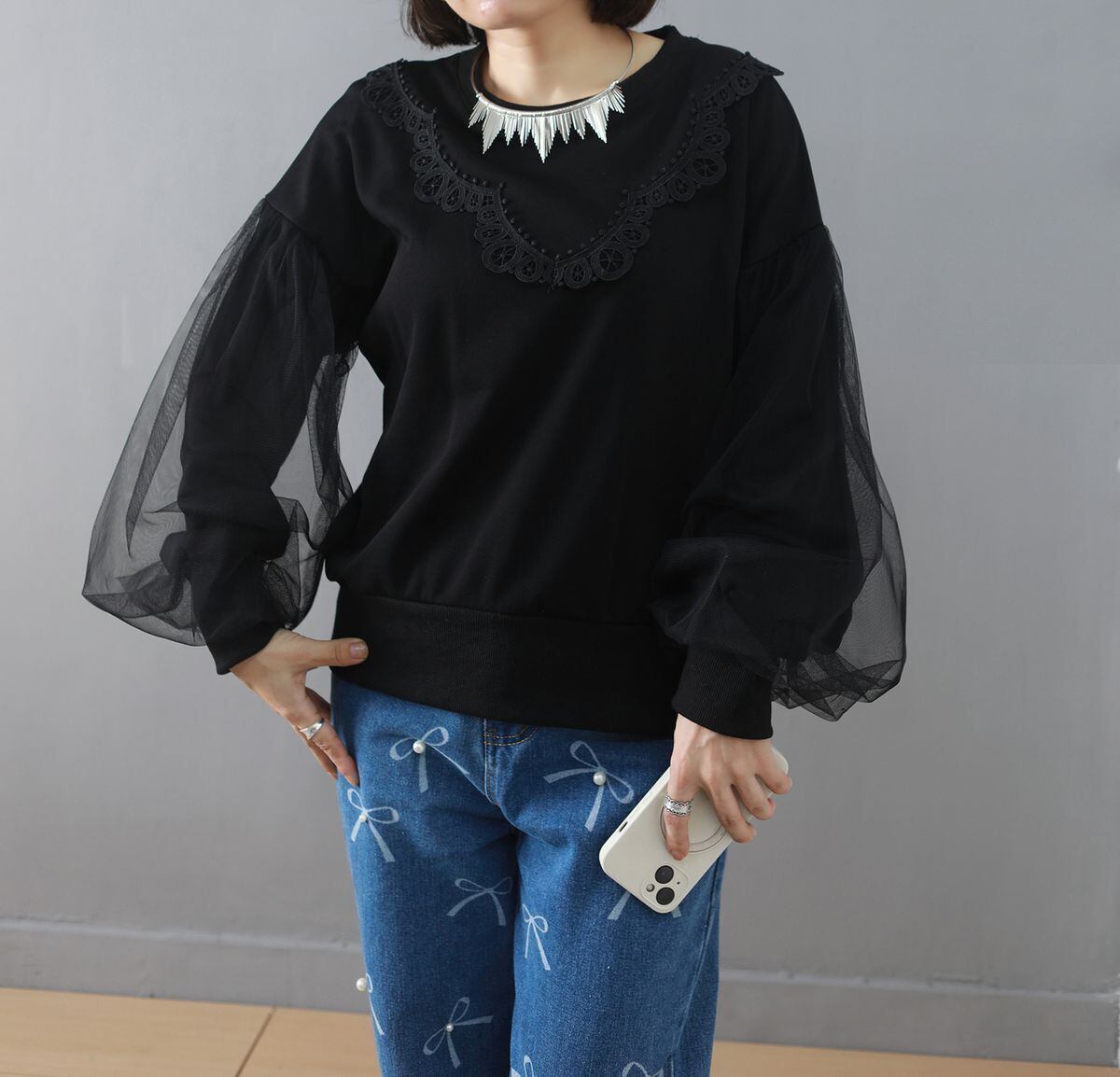 大人可愛い 早い者勝ち 絶対流行 カジュアル 2色選択 スウェットE-10974