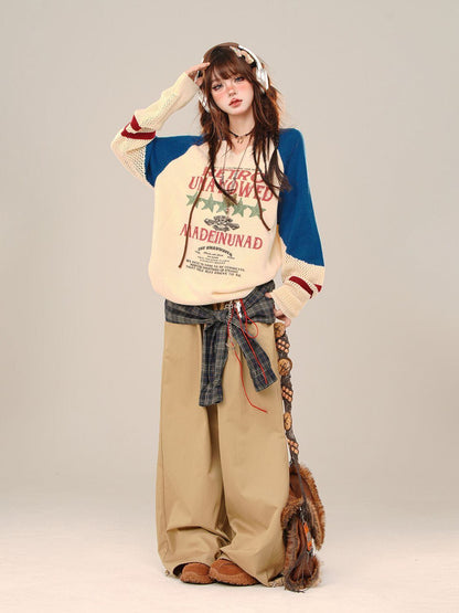 絶対流行 キュート カジュアル スウェットE-6831