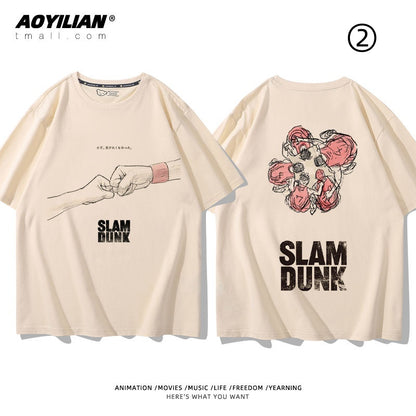 ファッション　着回し力抜群　おすすめ プリントロゴ 半袖 Tシャツ-A2534