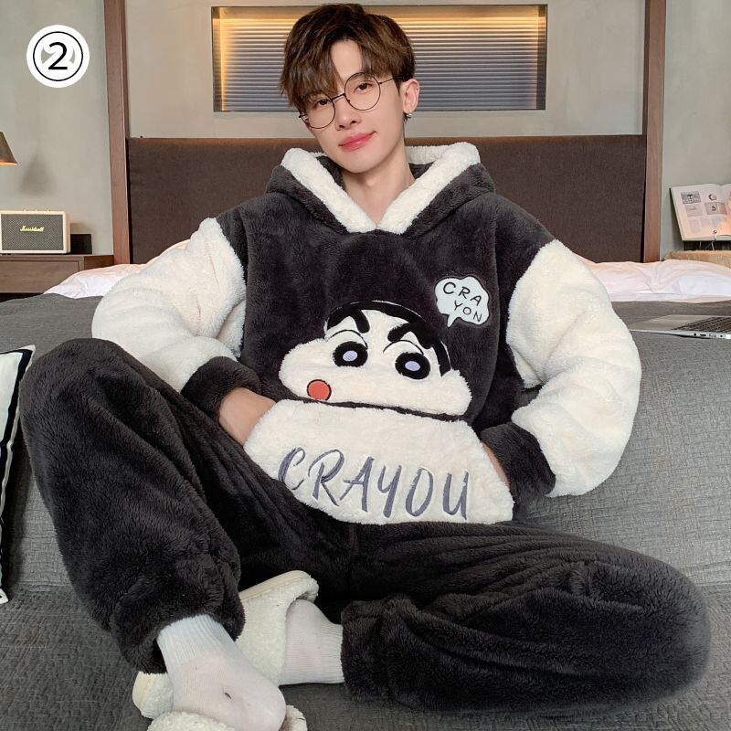 売り切れ必至 肌触り抜群 スタイルアップ効果抜群 3種選択 サンゴフリース パジャマ E-9796