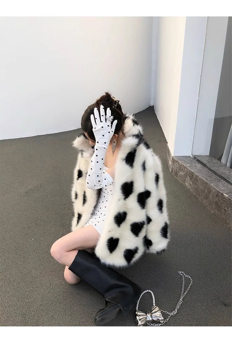 絶対欲しい 美人度アップもこもこボア厚手ジャケットE-12382