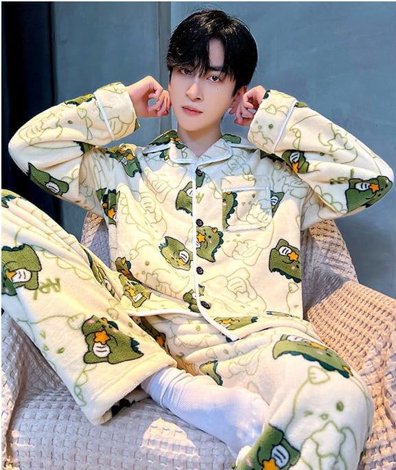 存在感抜群 ファッション トレンドアイテム 肌触り抜群 3種選択 サンゴフリース パジャマ E-9782