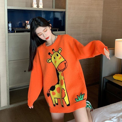 売り切れ必至 デザインも可愛く、細見えする 柔らかくて優しい印象 ニットトップスE-9927