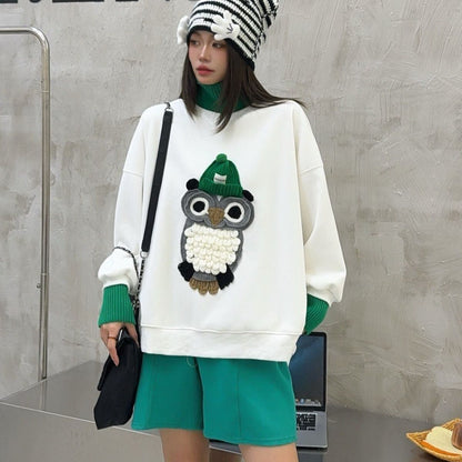 着回し力抜群　絶対流行  個性的なデザイン トレンドアイテム 2色選択 スウェットE-12316