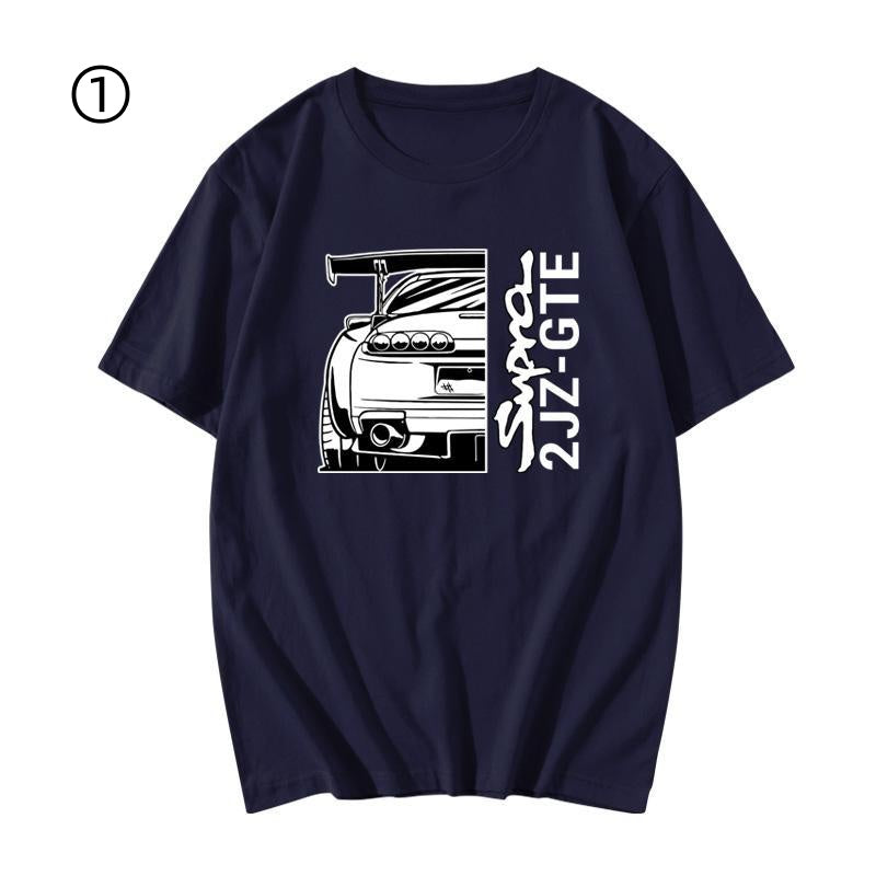 ファッション プリントロゴ 半袖 Tシャツ-A2403