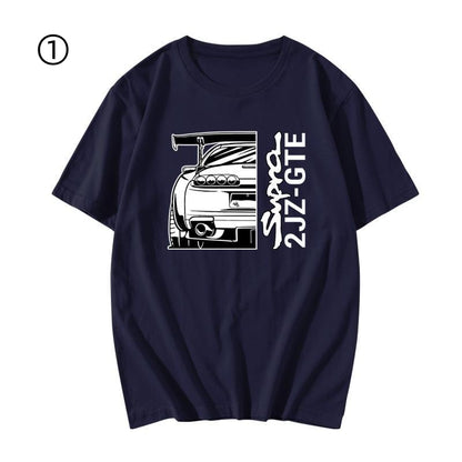 ファッション プリントロゴ 半袖 Tシャツ-A2403