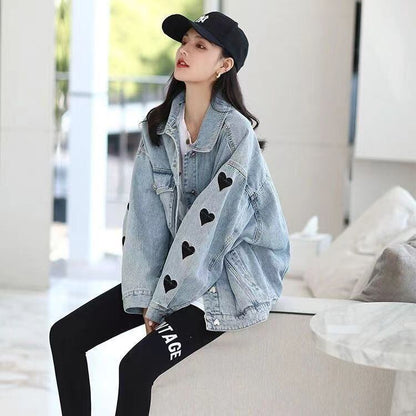 話題沸騰中 ファッション感満々 気質アップ デニム ジャケット E-9441