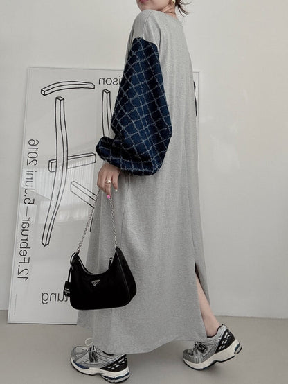 定番シンプル プラスベルベット ファッション 4色 長袖 ニット セーター E-10383