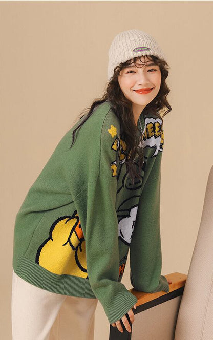 話題沸騰中 キュート 超人気 おしゃれ度高め 4種選択 ニットトップスE-9382