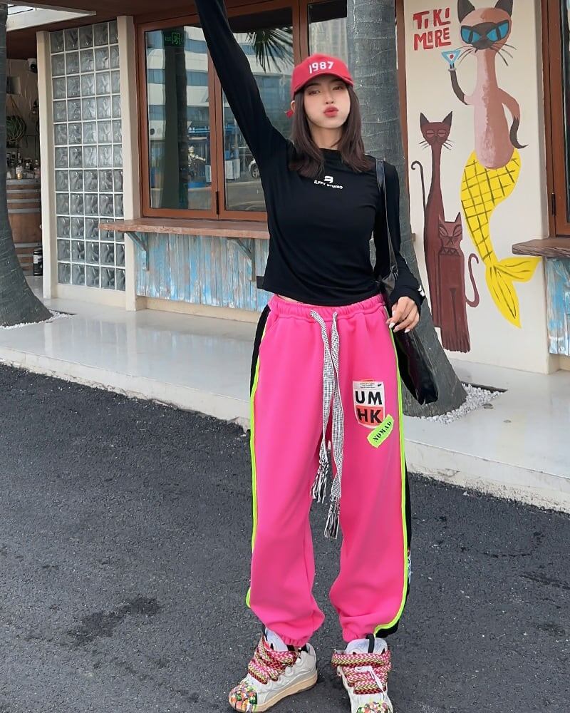 【裏起毛】絶対欲しい ファッション 個性派 スポーツパンツE-5847