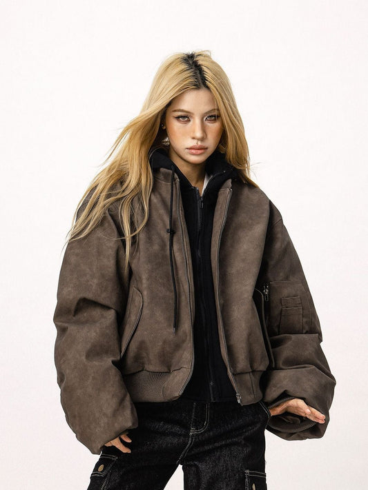 大人可愛い おすすめ 今季マストバイ 全2色 ダウンジャケット 男女兼用E-12535