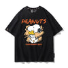 男女兼用 プリント カジュアル 半袖 Tシャツ E-13273