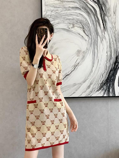 絶対欲しい エレガント 肌触り抜群 ファッション ニットワンピース E-9005