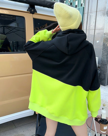 【裏起毛】 個性派 早い者勝ち ファッション ルーズパーカーE-5705