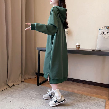 【裹起毛】着回し力抜群 5色 プラスベルベット 長袖 ニット セーター E-10216