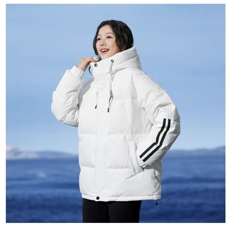 【中綿】売れ切れ必至 おすすめ 冬服 防寒 暖かい  撥水加工 3色展開 男女兼用 中綿フード付きジャケットE-12635