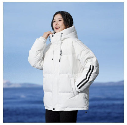 【中綿】売れ切れ必至 おすすめ 冬服 防寒 暖かい  撥水加工 3色展開 男女兼用 中綿フード付きジャケットE-12635