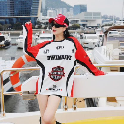 売れ筋 カジュアル 組み合わせやすい プリント 3色選択 スウェットE-10716