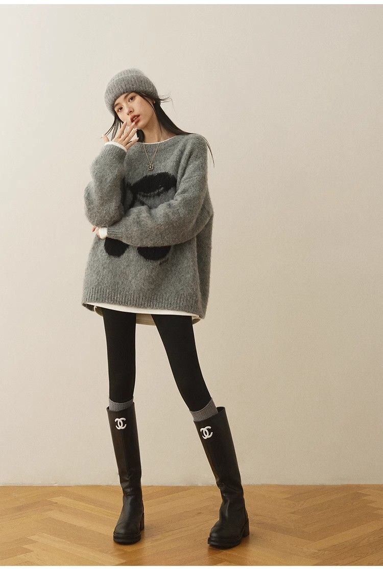 優しい雰囲気 着心地良い デザイン カジュアル スウェットE-10206