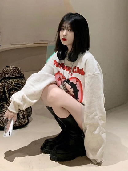 売れ筋 今季マストバイ 個性派 カジュアル スウェットE-12320