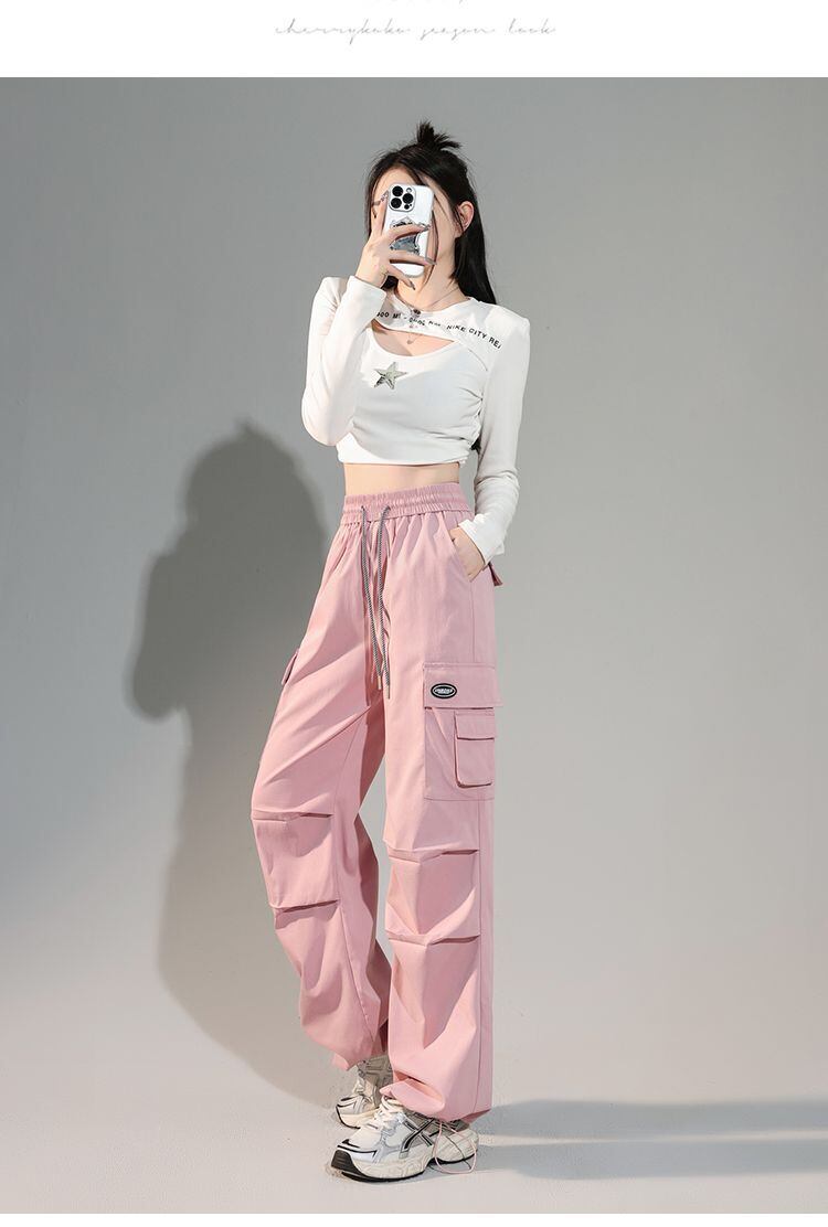 人気上昇中 プラスベルベット ファッション感満々 3色選択 ルーズストレートカジュアルパンツ E-9814