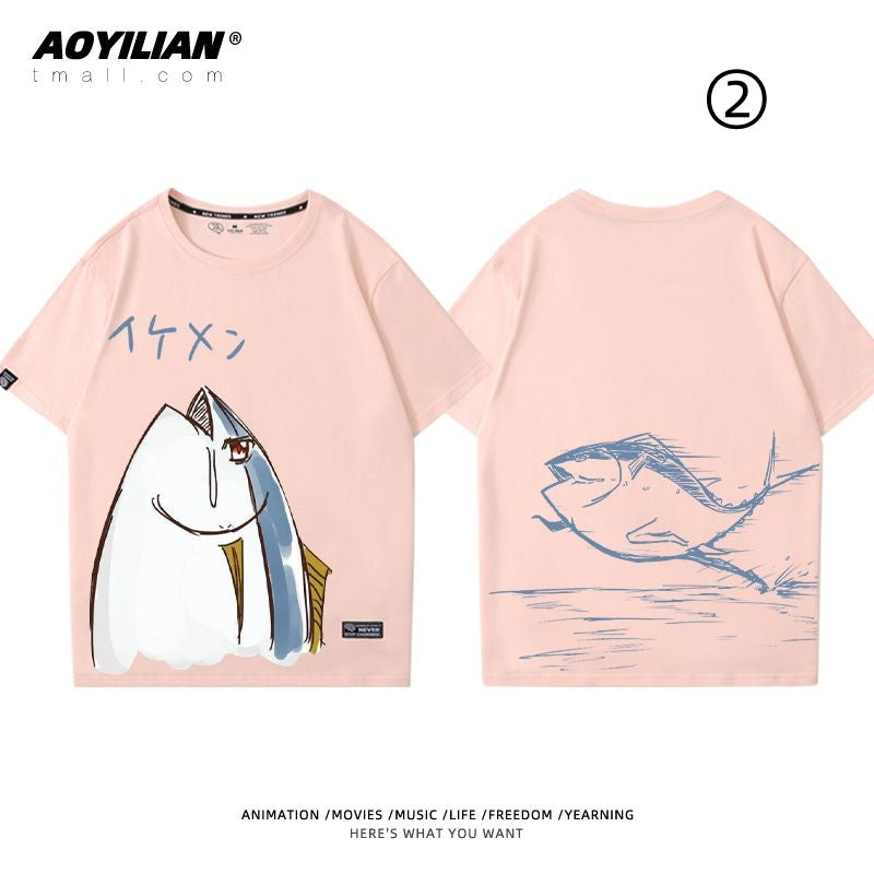 【人気ランキングNO.6】着回し力抜群　シンプル　おすすめ プリントロゴ 半袖 Tシャツ-A2632