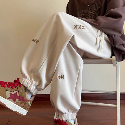 流行新作 肌触り抜群 目を奪われる カジュアル 3色選択 ジョガーパンツ E-9591