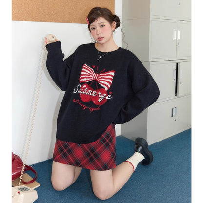 流行新作 美人度アップ 目を奪われる デザイン性抜群 ニットトップスⅹミニスカートセットアップE-9894