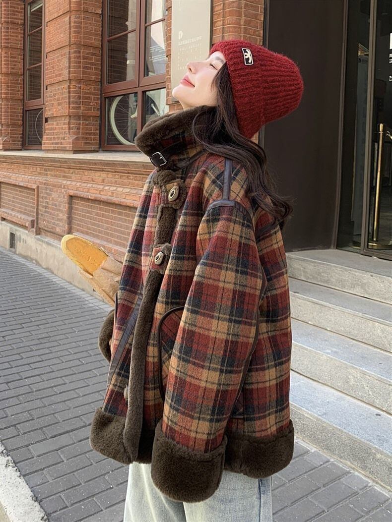 優しい雰囲気 海外トレンド上質 ファッション 2色 ダウンジャケット E-10324