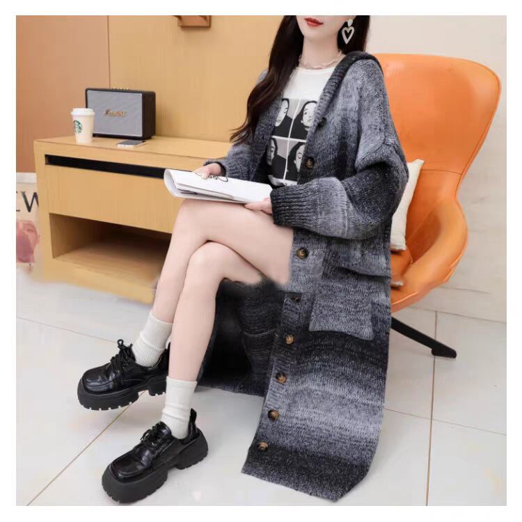 超人気 デニム オシャレデザイン プラスベルベット カーディガンE-10426