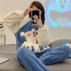 絶対欲しい 大人可愛い スタイルアップ効果抜群 肌触り抜群 サンゴフリース パジャマE-6847