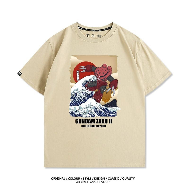 美人度アップ おすすめ プリントロゴ 半袖 Tシャツ-A2654