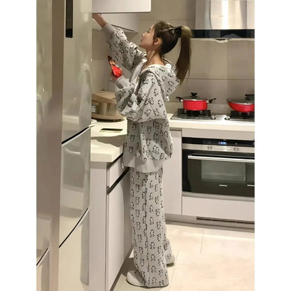 好感度UP 着心地良い おしゃれ度高め トップス+パンツセット E-10791