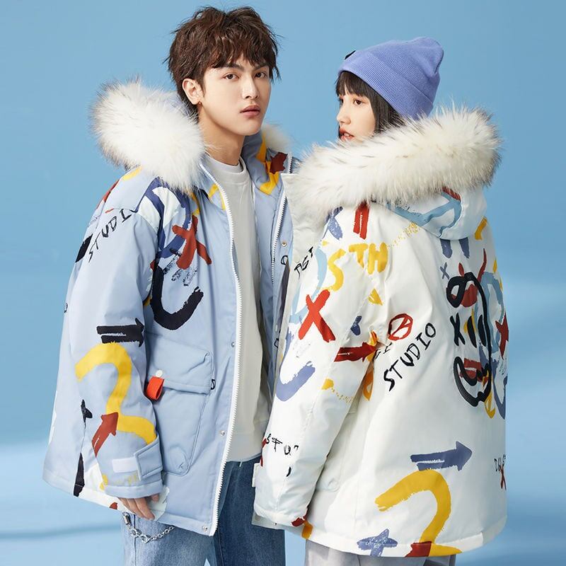 今季マストバイ カジュアル ユニセックス ダウンジャケット 男女兼用E-5894