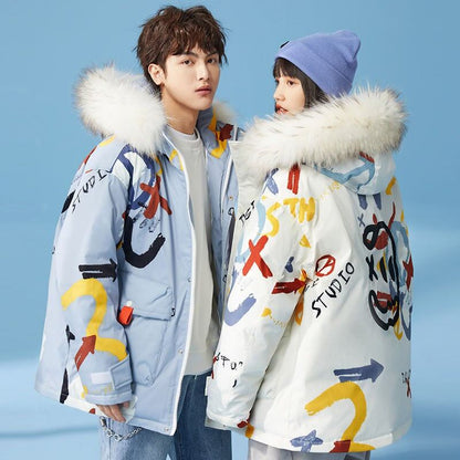 今季マストバイ カジュアル ユニセックス ダウンジャケット 男女兼用E-5894