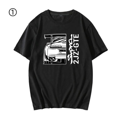 ファッション プリントロゴ 半袖 Tシャツ-A2403