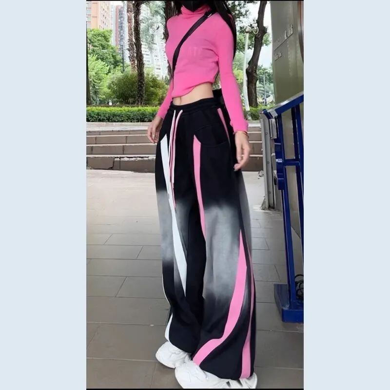 話題沸騰中 個性的なデザイン スタイルアップ 2色 ジョガーパンツ E-9526