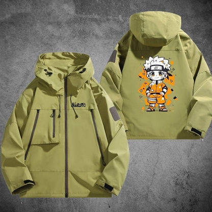 合わせやすい  防寒  撥水加工 バックビッグロゴ 男女兼用 4色展開 マウンテンパーカー E-12707