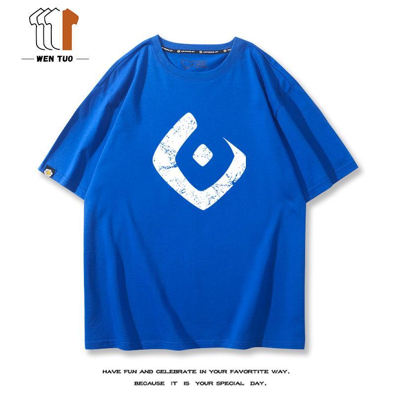 好感度UP  売れ筋   おすすめ プリントロゴ 半袖 Tシャツ-A2504