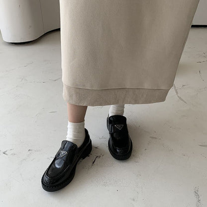 おすすめ 2色 プラスベルベット 長袖 ニット セーター E-10245