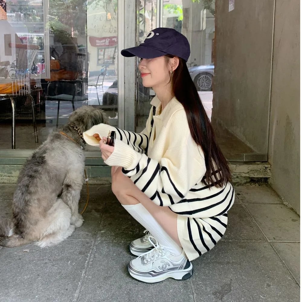 目を奪われる 切り替え スタイルアップ ジャケット＋ショートパンツ セットアップE-10916