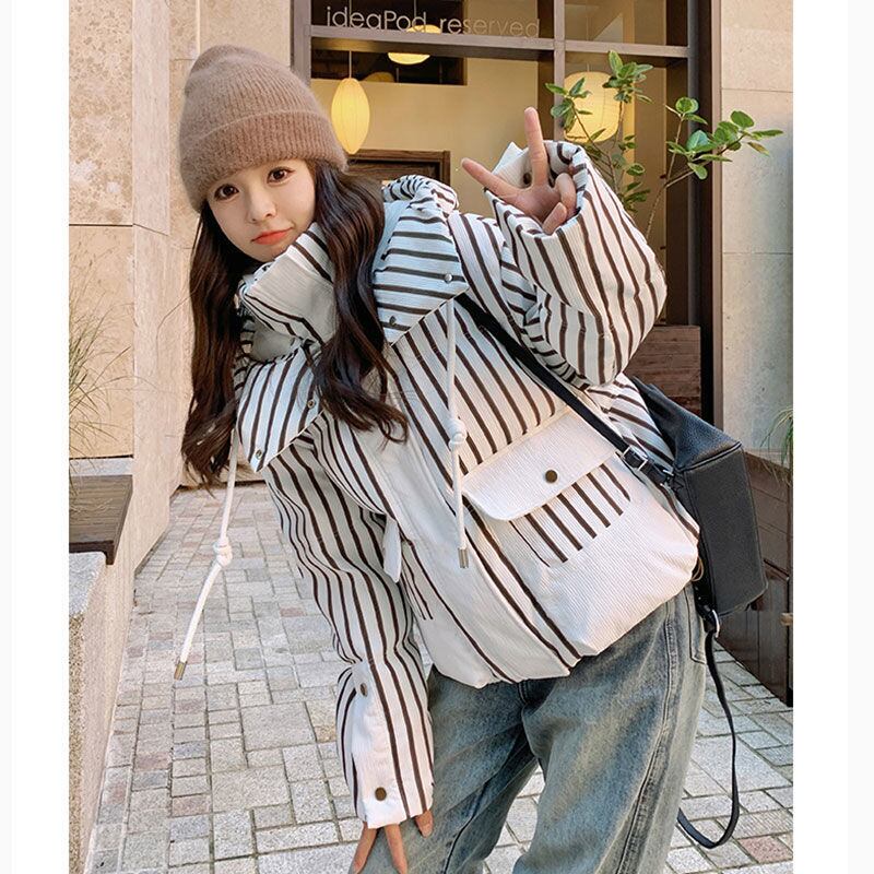 絶対流行 カジュアル 着心地良い キルティングダウンジャケット E-10062