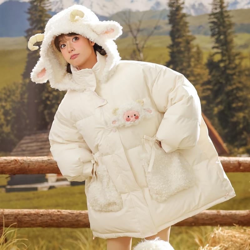 絶対欲しい 大人可愛い 柔らかくて優しい印象 ダウンジャケット E-10067