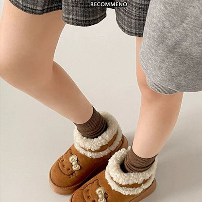 季節の単品 スノーブーツ Eweet系可愛い ファーシューズ レディース靴 2色選択可 E-10657