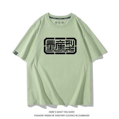 超人気 おすすめ プリントロゴ 半袖 Tシャツ-A2681