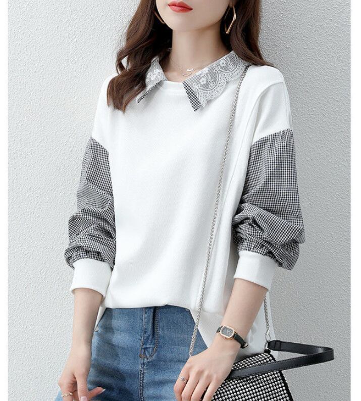 売り切れ必至 カジュアル 主役級 切り替え 3色選択 スウェット E-10898